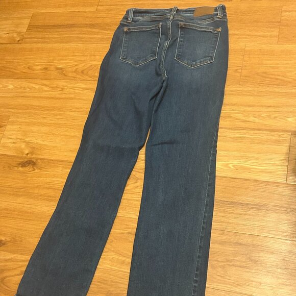 Judy Blue Straight Leg Button Fly Size 5/27 High Waist Stretch - Picture 3 of 3